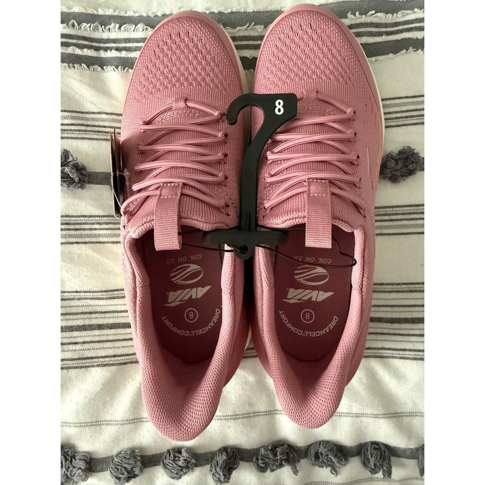 Avia Coil-On 2.0 Sneakers Women 8 Mauve Pink New With Tags Athletic Walking Shoe